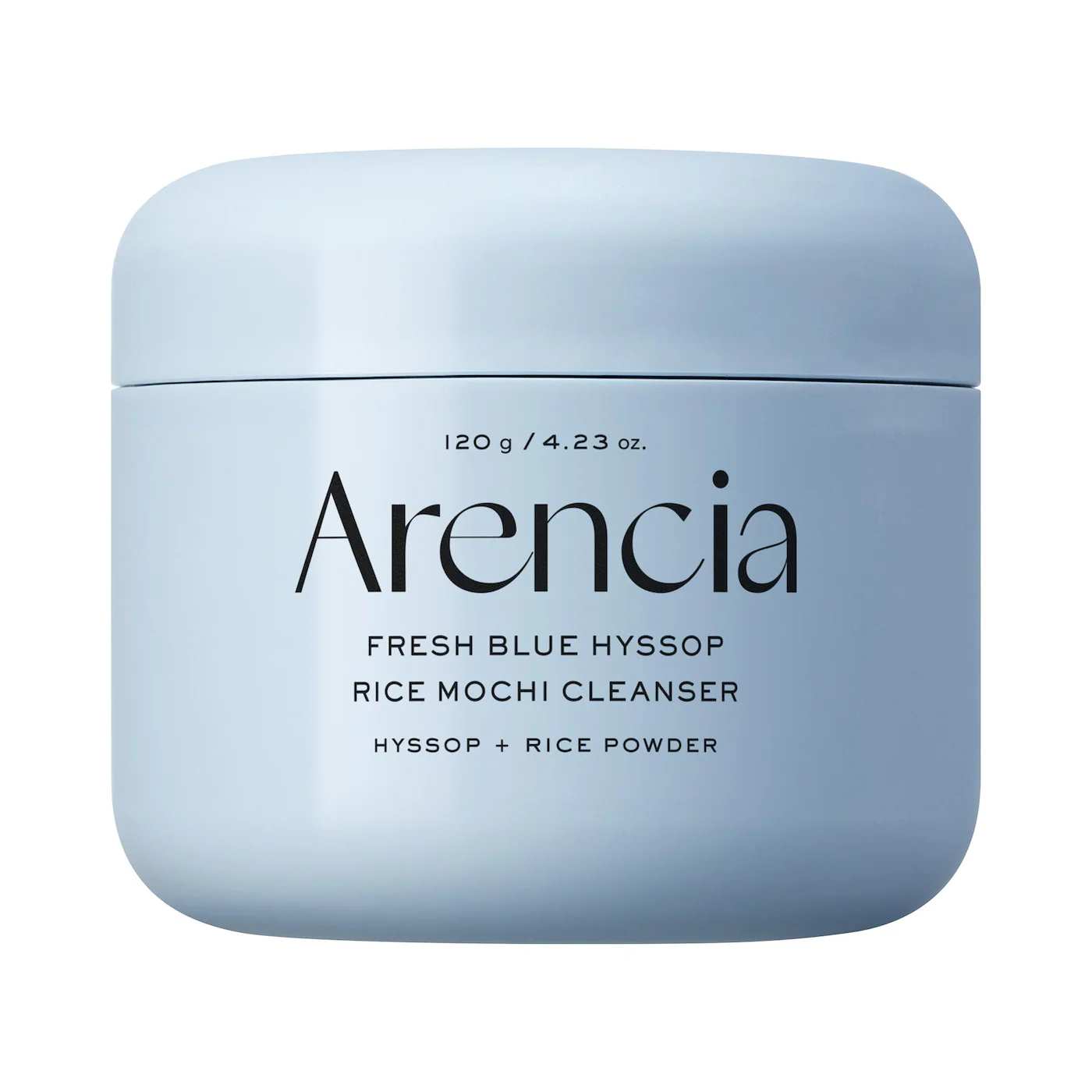 Arencia | Fresh Blue Hyssop Rice Mochi Foaming Cleanser with Bentonite Clay for Oily Skin