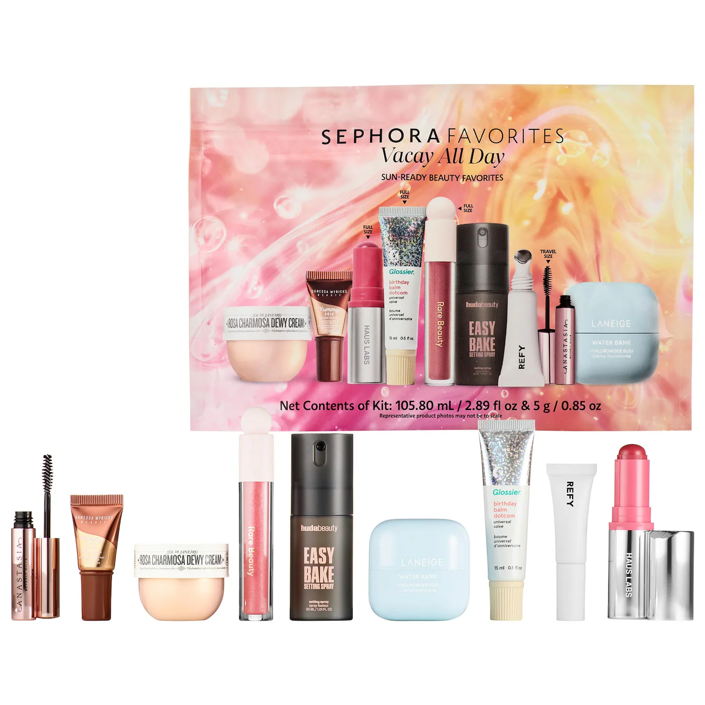 Vacay All Day Makeup and Skincare Value Set (Set de maquillaje y…
