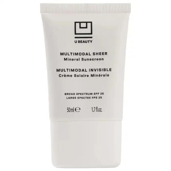 U Beauty Multimodal Sheer Mineral Sunscreen + Primer Broad Spectrum SPF 25 *Pre-Order*