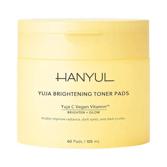 Hanyul Yuja Brightening Toner Pads with Vitamin C and Niacinamide *Pre-Order*