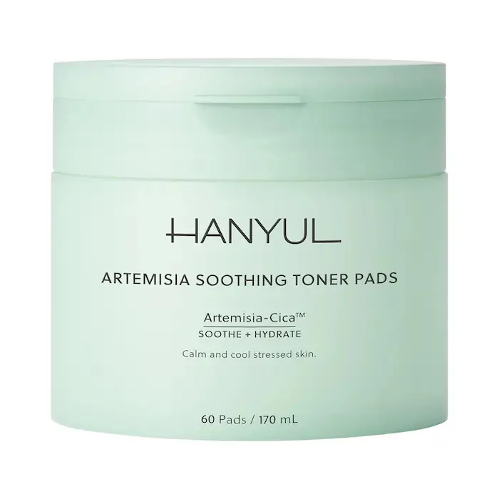 Hanyul Artemisia Soothing Toner Pads with Centella Asiatica and Hyaluronic Acid *Pre-Order*