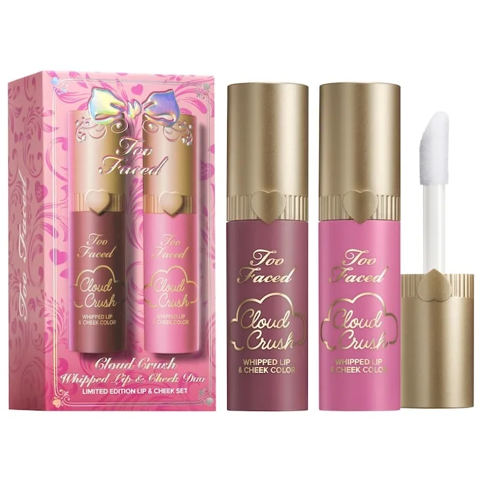 Too Faced Cloud Crush Whipped Lip & Cheek Duo Makeup Gift Set *Pre-Order*