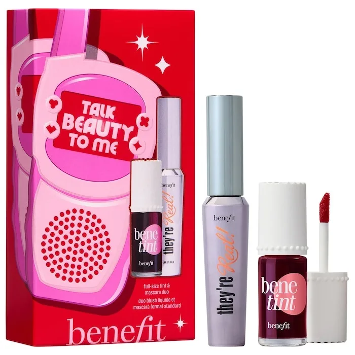 Benefit Cosmetics Talk Beauty To Me Benetint & They're Real Mascara Duo Gift Set *Pre-Order*