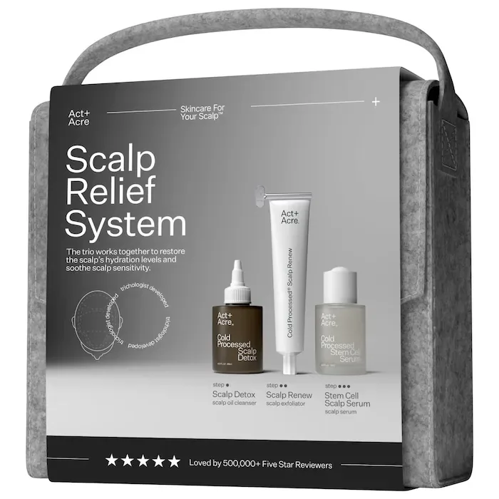 Act+Acre Scalp Relief System for Dandruff + Psoriasis + Eczema Gift Set *Pre-Order*