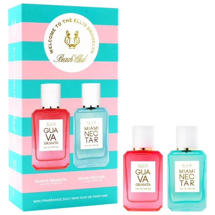 Ellis Brooklyn BEACH CLUB Fragrance Mini Duo with Pink Pineapple and Guava Perfume Gift Set *Pre-Order*