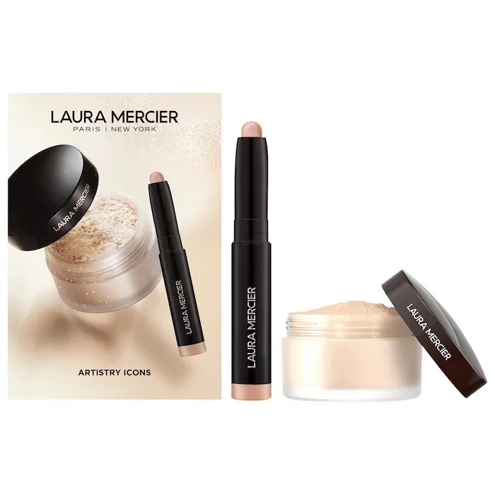 Laura Mercier Mini Artistry Icons Loose Powder and Eyeshadow Set *Pre-Order*