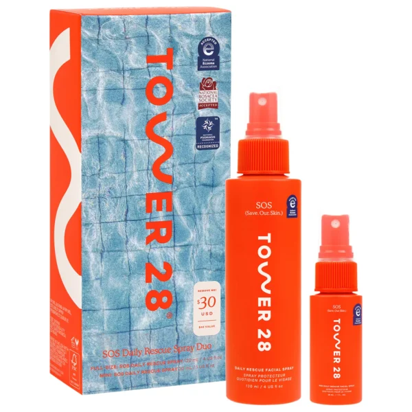 Tower 28 Beauty | SOS Hypochlorous Acid Spray Duo Skincare Set