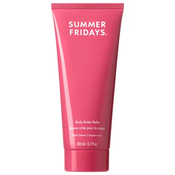 Summer Fridays | Body Butter Balm Pink Guava - Rich Body Cream with Hyaluronic Acid (Crema corporal nutritiva con ácido hialurónico y aroma a guayaba)
