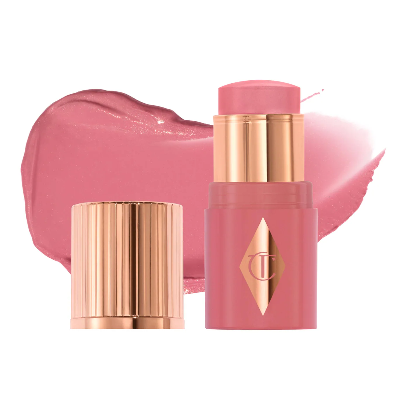 Mini Unreal Lip + Cheek Glow Blush Stick with Hyaluronic Acid (Mi…