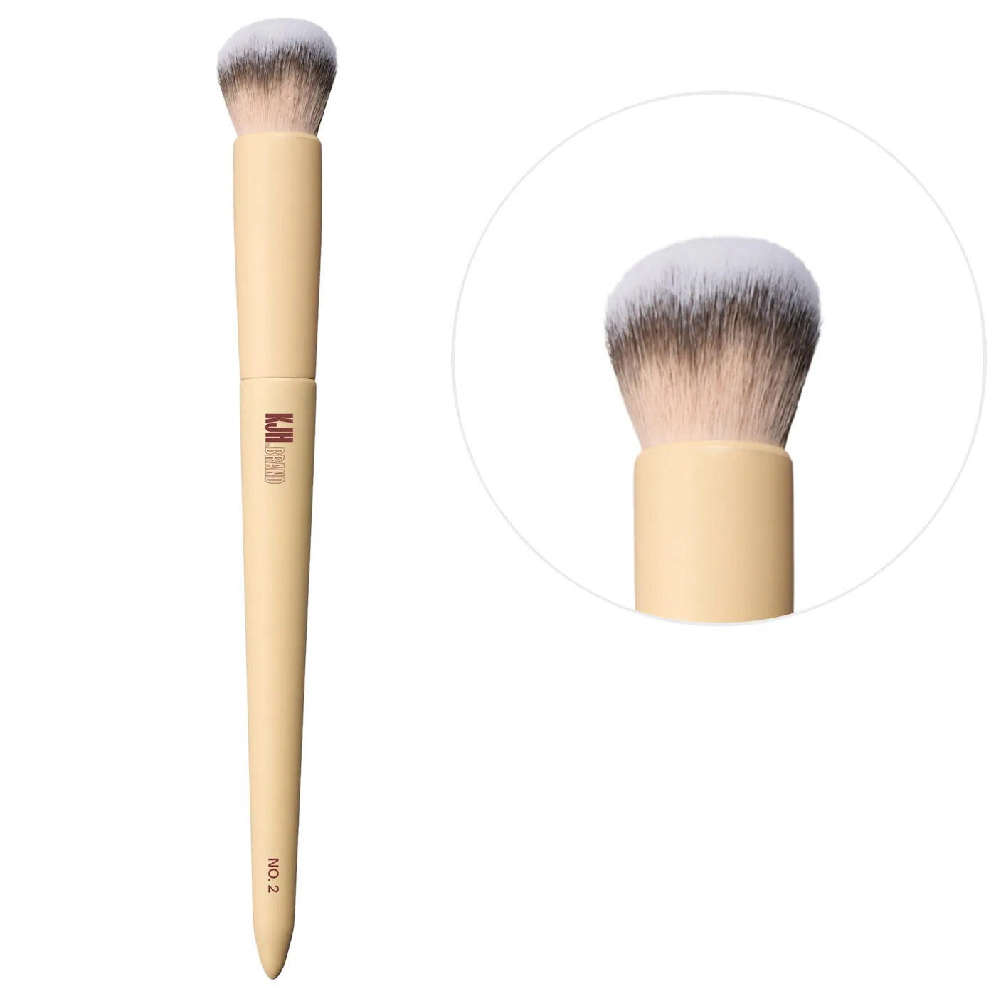 KJH.brand by Katie Jane Hughes | No. 2 Domed Brush for Cream Products (Brocha de punta redondeada para productos en crema)