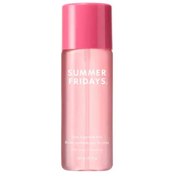 Summer Fridays | Pink Guava Hair + Body Fragrance Mist with Guava Nectar + Sweet Strawberry (Mist perfumado para cabello y cuerpo con guayaba y fresa)