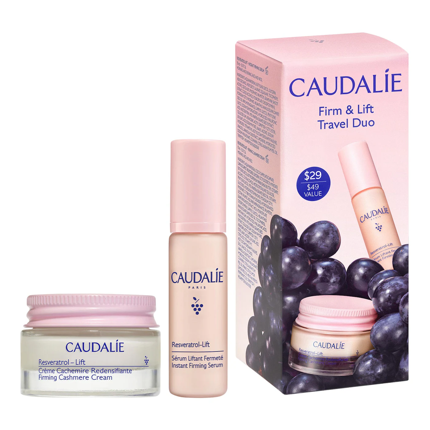 Caudalie | Resveratrol-Lift Travel Duo Mini Set for Firming & Lifting (Set mini de viaje reafirmante y tensor)