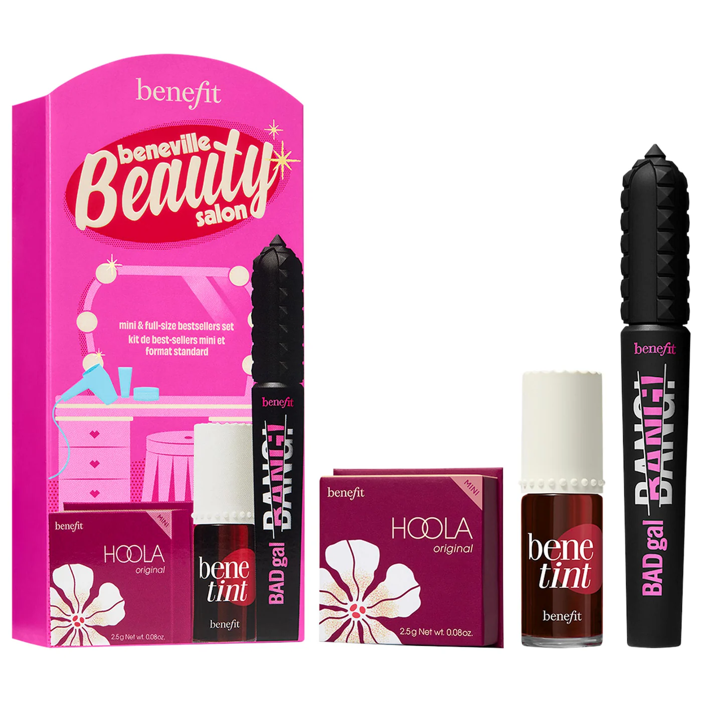 Beneville Beauty Salon Full-Size & Mini Bestsellers Gift Set (Trí…