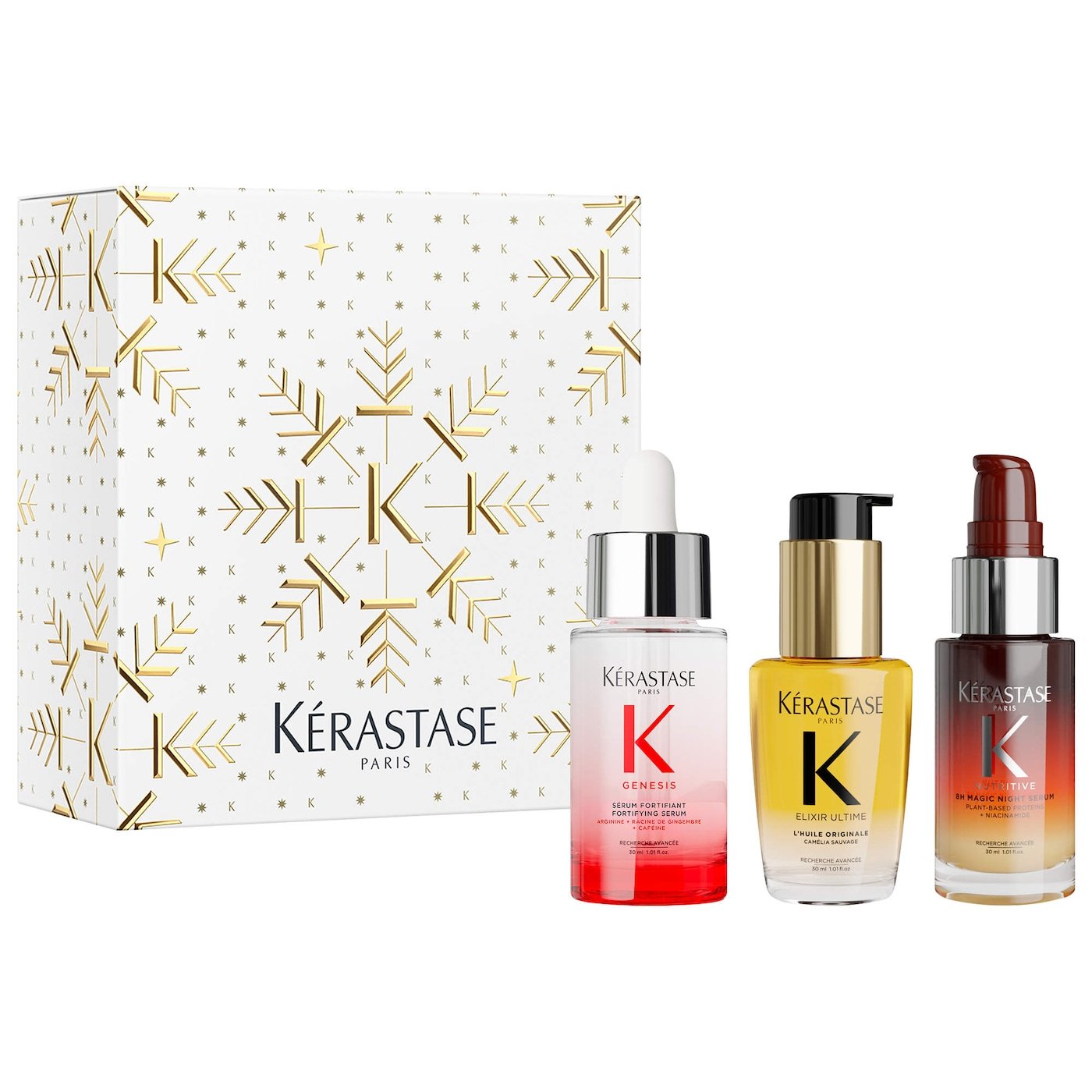 Mini Genesis, Elixir Ultime & 8H Magic Bestsellers Hair Gift Set…