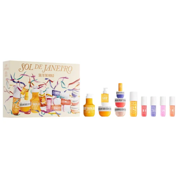 Sol de Janeiro | Sol to the World Body Care & Fragrance Set (Colección de 12 piezas: cuidado corporal y fragancias)