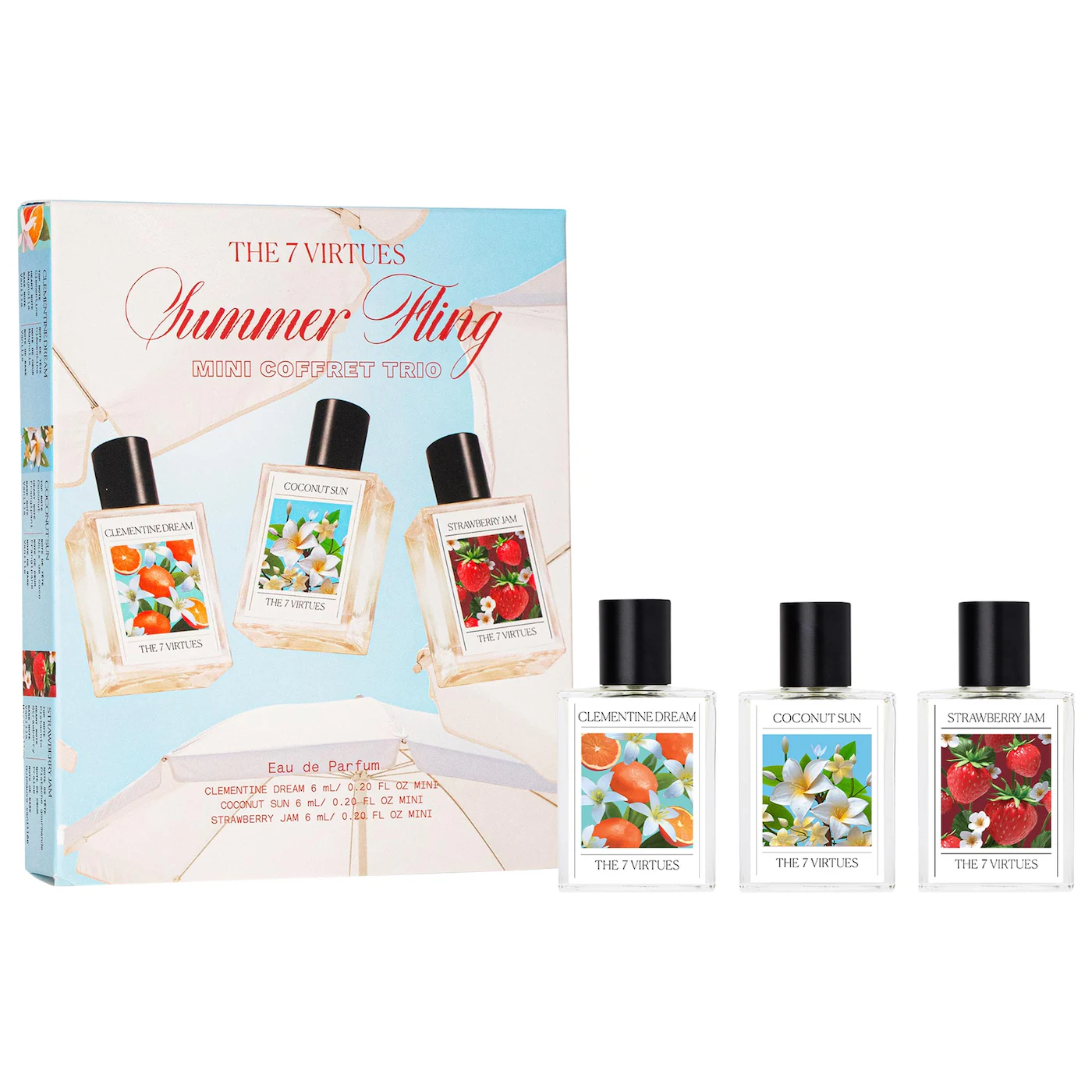 The 7 Virtues | Summer Fling Mini Coffret Perfume Trio (Trío mini de perfumes)