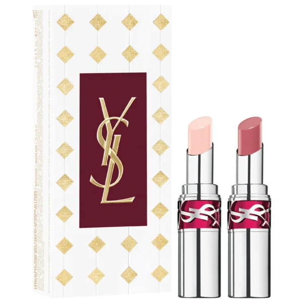 Yves Saint Laurent | YSL Candy Glaze Lip Gloss Stick Duo (Dúo de gloss labial en barra, con ácido hialurónico)