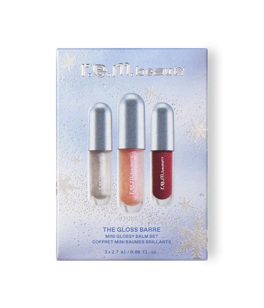 r.e.m beauty| the gloss barre mini glossy balm set- Edición limit…