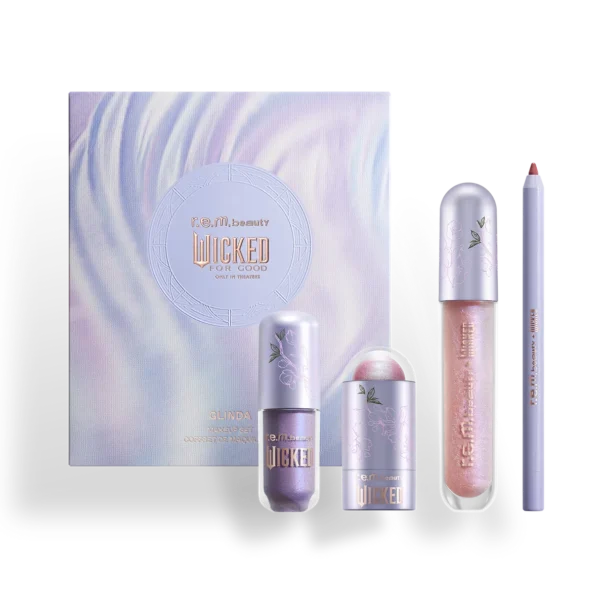 r.e.m. beauty x wicked: for good glinda makeup set